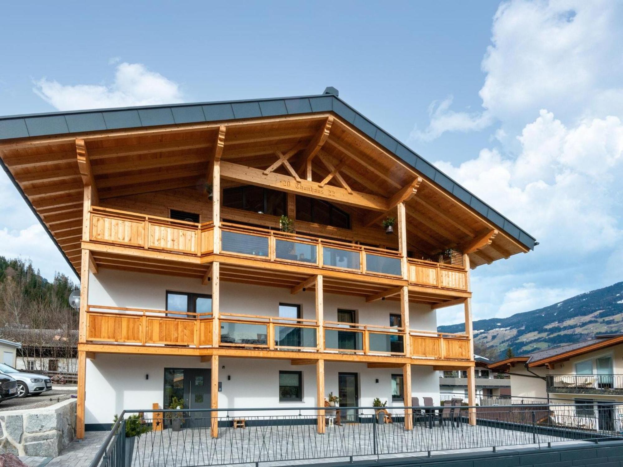 Thunhaus Apartments With Ski-Storage Uderns Eksteriør billede