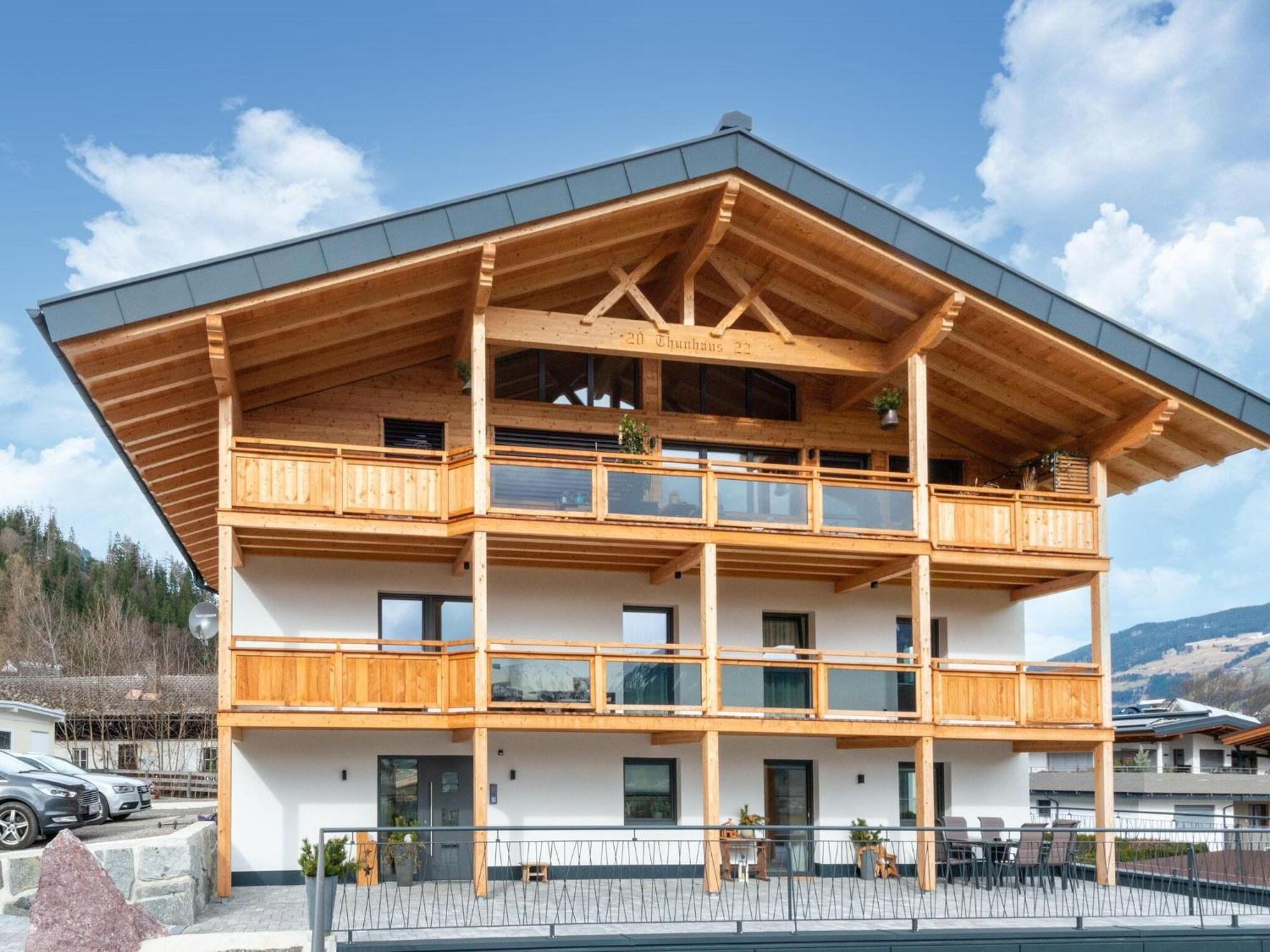Thunhaus Apartments With Ski-Storage Uderns Eksteriør billede